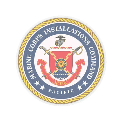 Marines Corps Installations Command Pacific (USMC) STICKER Vinyl Kiss-Cut Decal 6 Inch Transparent - The Sticker Space