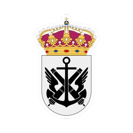 Marinflygledningen vapen (Sweden) (Coat of Arms) STICKER Vinyl Kiss-Cut Decal 2 Inch White - The Sticker Space