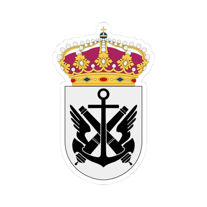 Marinflygledningen vapen (Sweden) (Coat of Arms) STICKER Vinyl Kiss-Cut Decal 3 Inch White - The Sticker Space