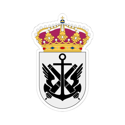 Marinflygledningen vapen (Sweden) (Coat of Arms) STICKER Vinyl Kiss-Cut Decal 6 Inch White - The Sticker Space