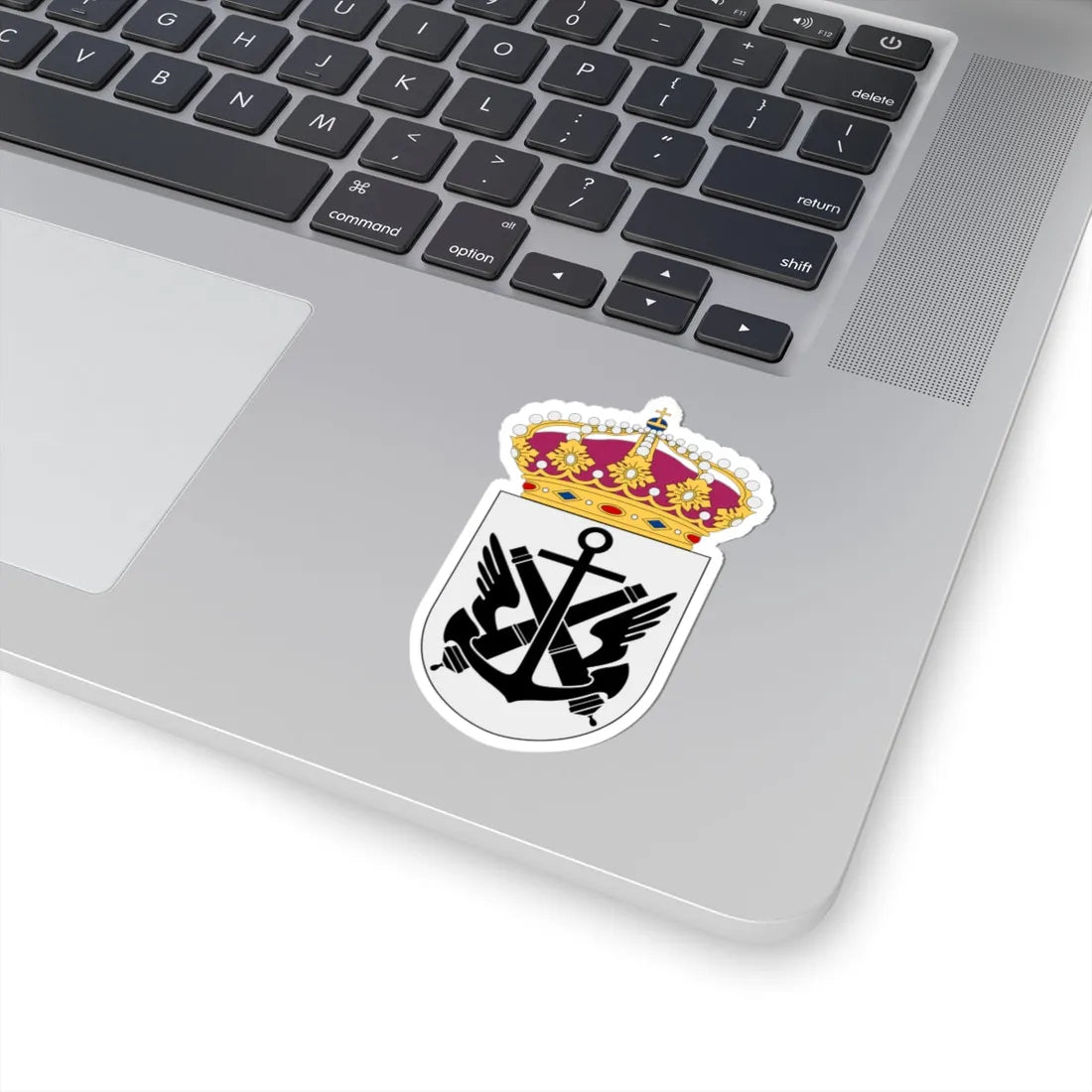 Marinflygledningen vapen (Sweden) (Coat of Arms) STICKER Vinyl Kiss-Cut Decal - The Sticker Space