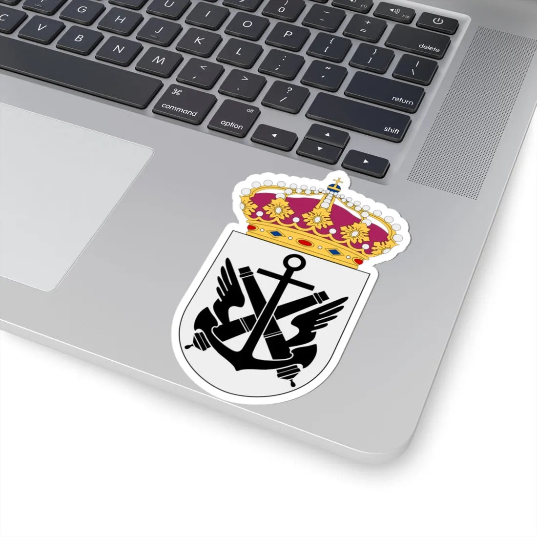 Marinflygledningen vapen (Sweden) (Coat of Arms) STICKER Vinyl Kiss-Cut Decal - The Sticker Space