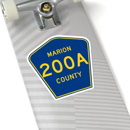 Marion County 200A (Florida) (Road Sign) STICKER Vinyl Kiss-Cut Decal - The Sticker Space