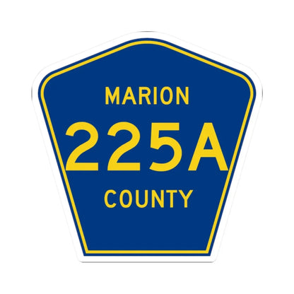 Marion County 225A (Florida) (Road Sign) STICKER Vinyl Kiss-Cut Decal 2 Inch White - The Sticker Space