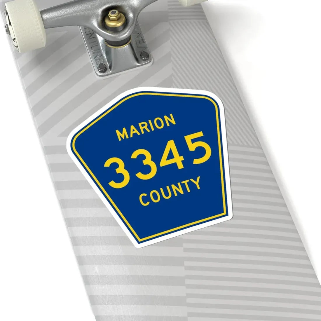 Marion County Route 3345 AR (Arkansas) (Road Sign) STICKER Vinyl Kiss-Cut Decal - The Sticker Space