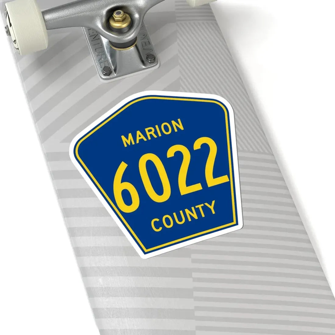Marion County Route 6022 AR (Arkansas) (Road Sign) STICKER Vinyl Kiss-Cut Decal - The Sticker Space
