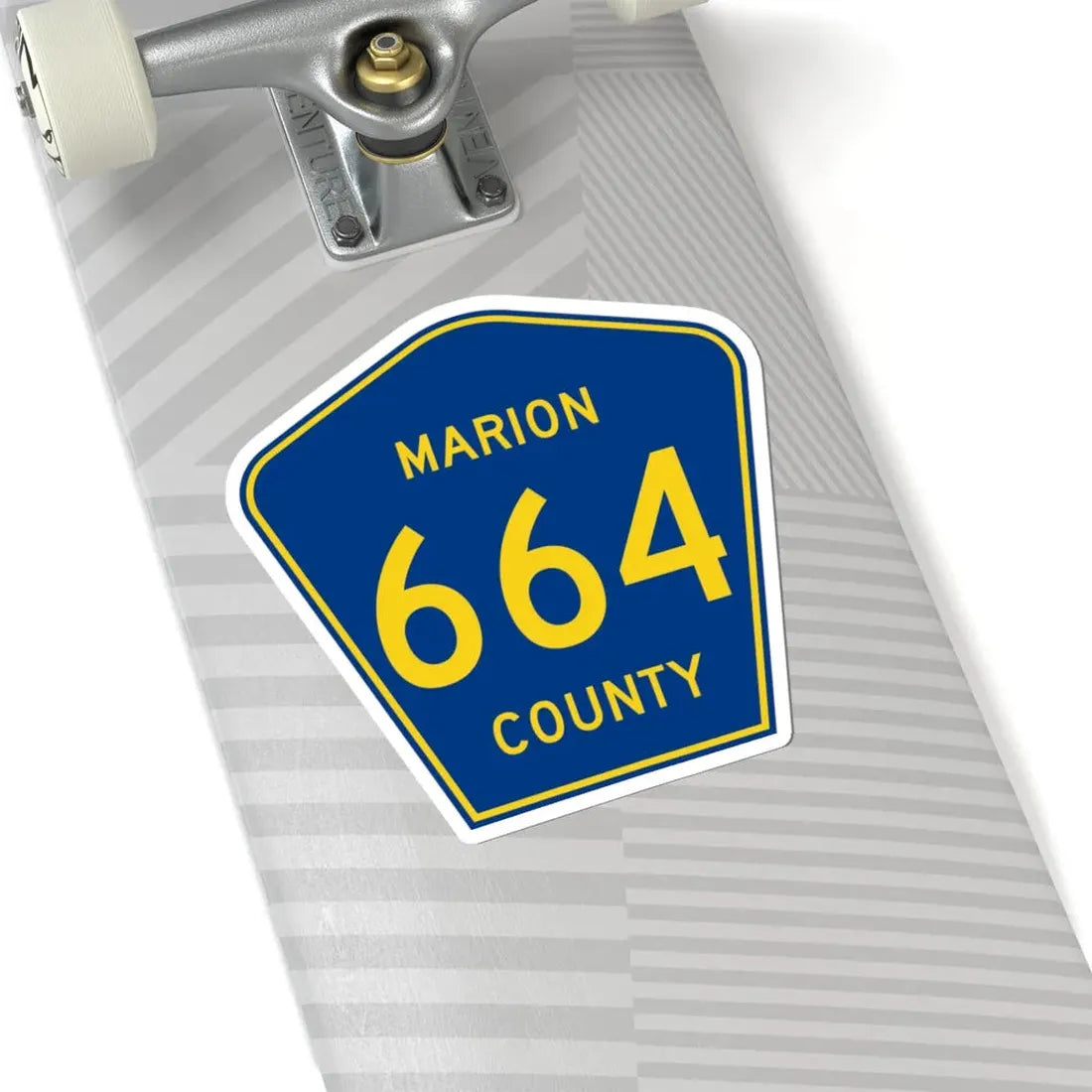 Marion County Route 664 AR (Arkansas) (Road Sign) STICKER Vinyl Kiss-Cut Decal - The Sticker Space
