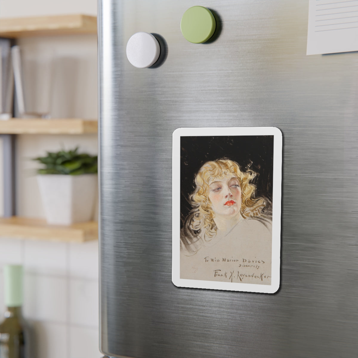 Marion Davies (Magazine Illustration) Refrigerator Magnet