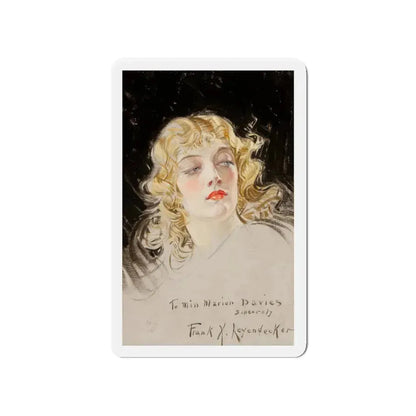 Marion Davies (Magazine Illustration) Refrigerator Magnet 4 Inch - The Sticker Space
