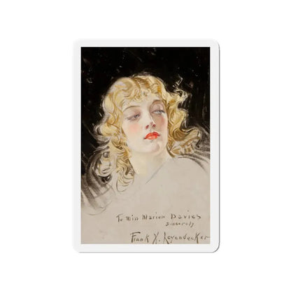 Marion Davies (Magazine Illustration) Refrigerator Magnet - The Sticker Space
