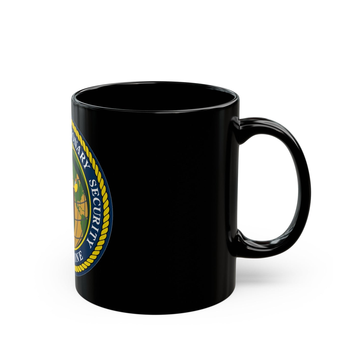 Maritime Expeditionary Grp 1 (U.S. Navy) Black Coffee Mug-The Sticker Space