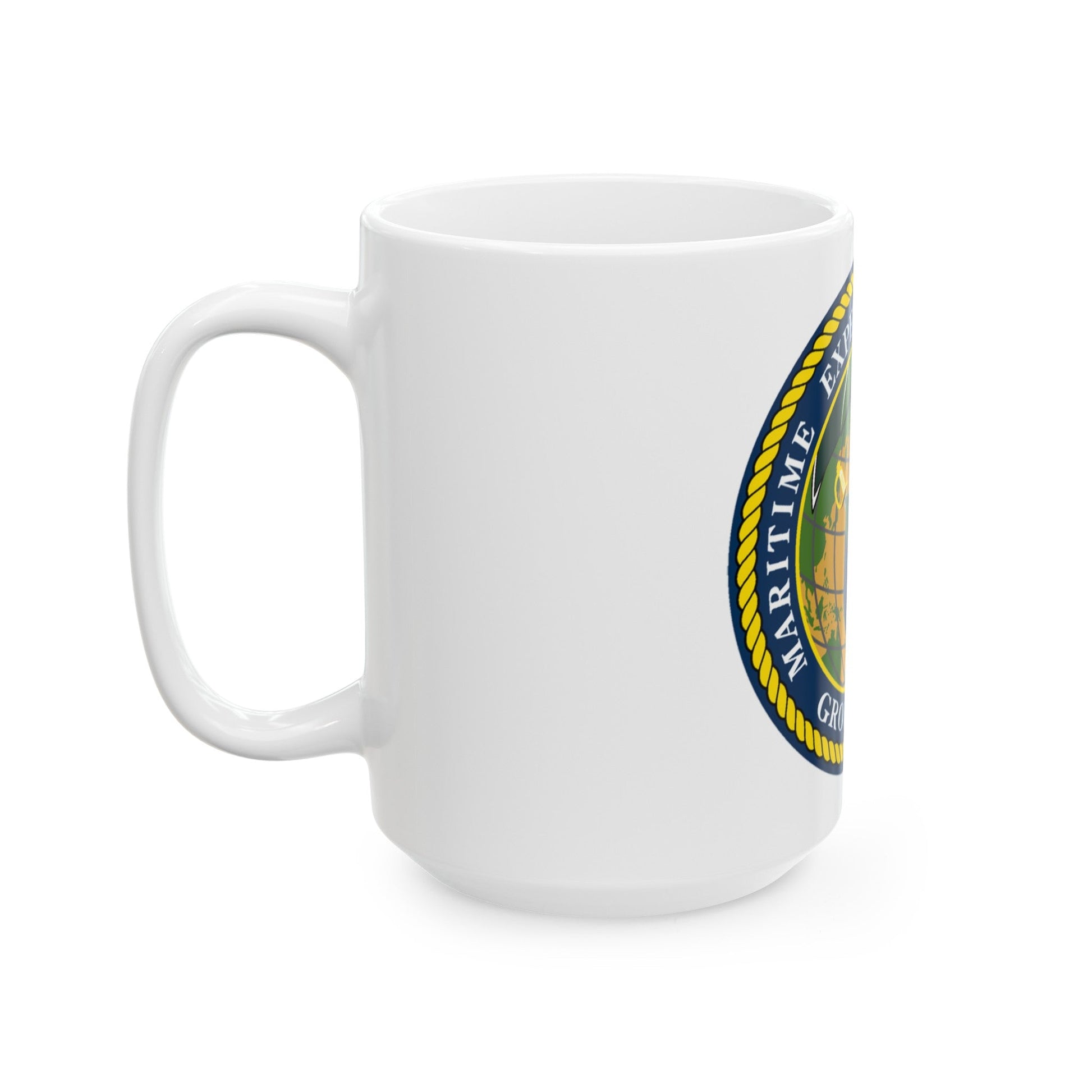 Maritime Expeditionary Grp 1 (U.S. Navy) White Coffee Mug-The Sticker Space