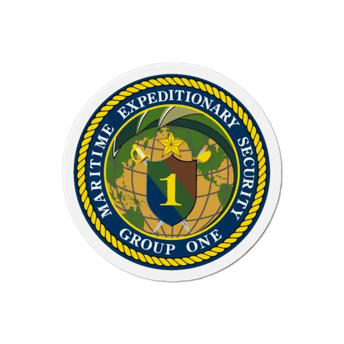 Maritime Expeditionary Grp 1 (U.S. Navy) Refrigerator Magnet - The Sticker Space