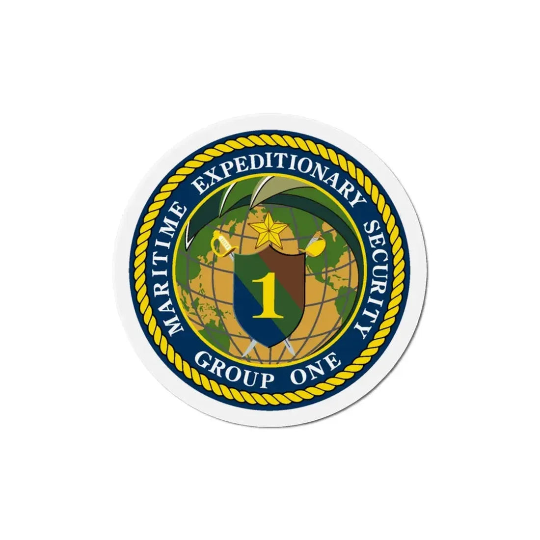 Maritime Expeditionary Grp 1 (U.S. Navy) Refrigerator Magnet - The Sticker Space