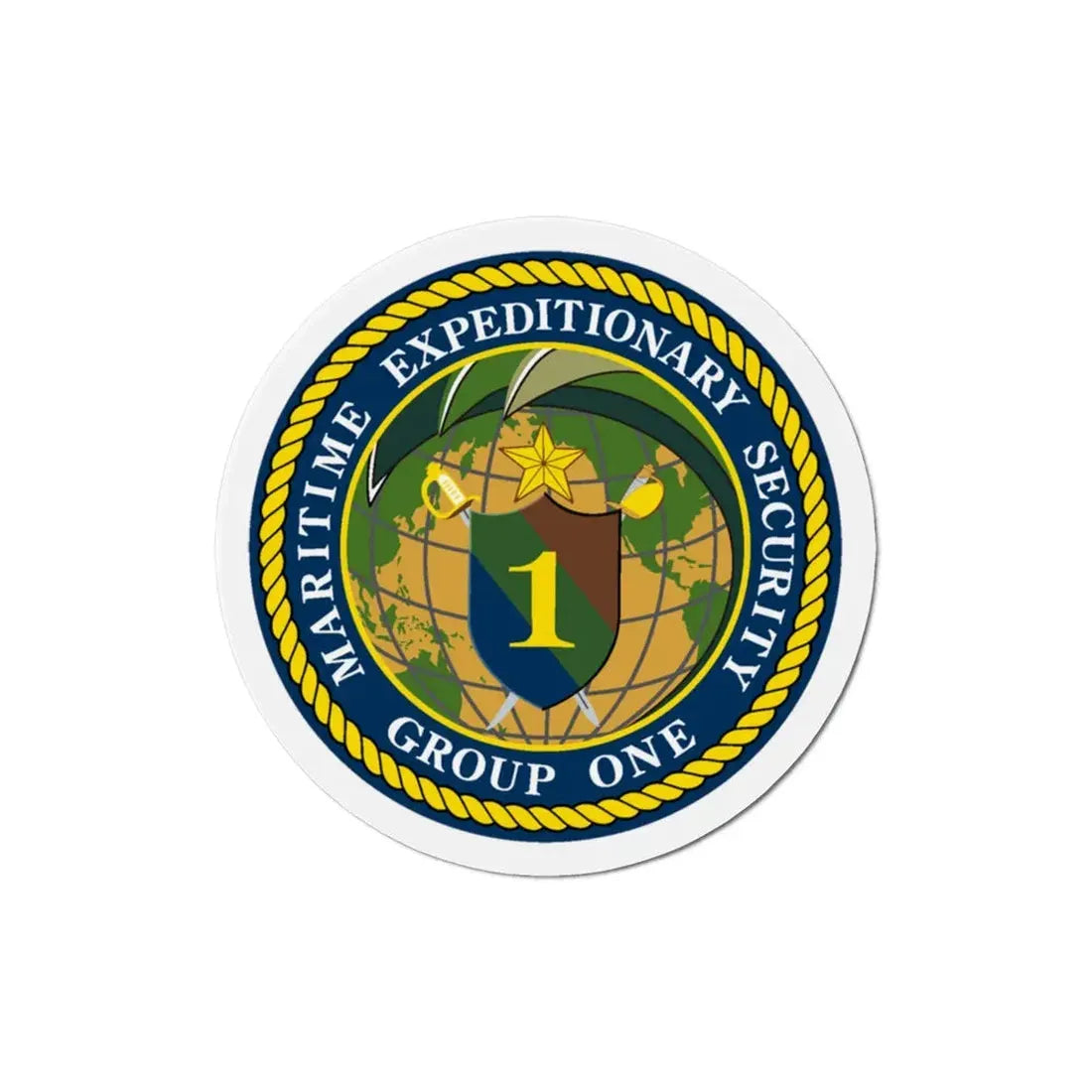 Maritime Expeditionary Grp 1 (U.S. Navy) Refrigerator Magnet - The Sticker Space