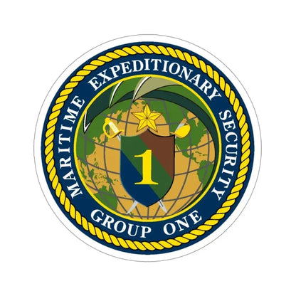 Maritime Expeditionary Grp 1 (U.S. Navy) STICKER Vinyl Die-Cut Decal 4 Inch - The Sticker Space