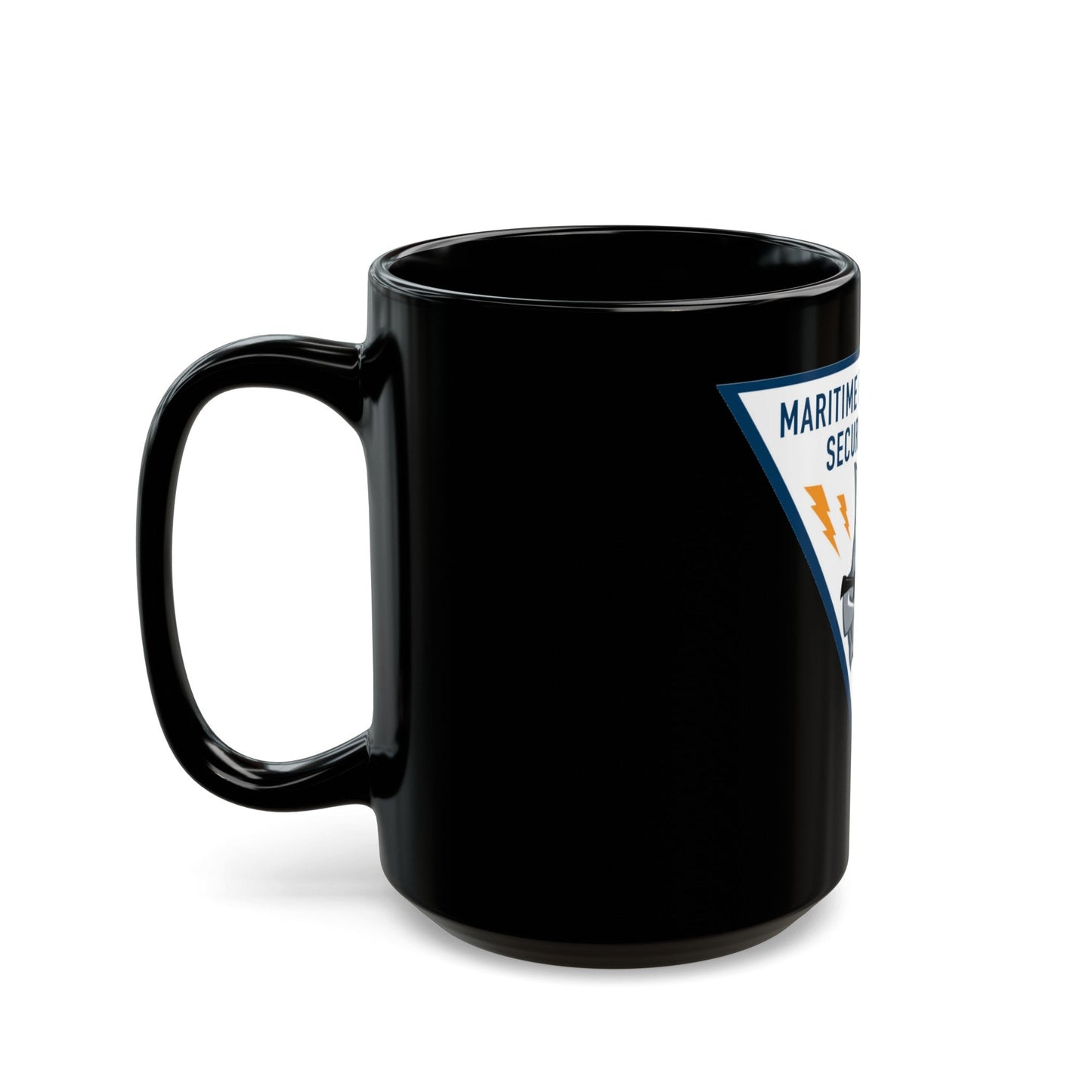 Maritime Expeditionary Security Force (U.S. Navy) Black Coffee Mug-The Sticker Space