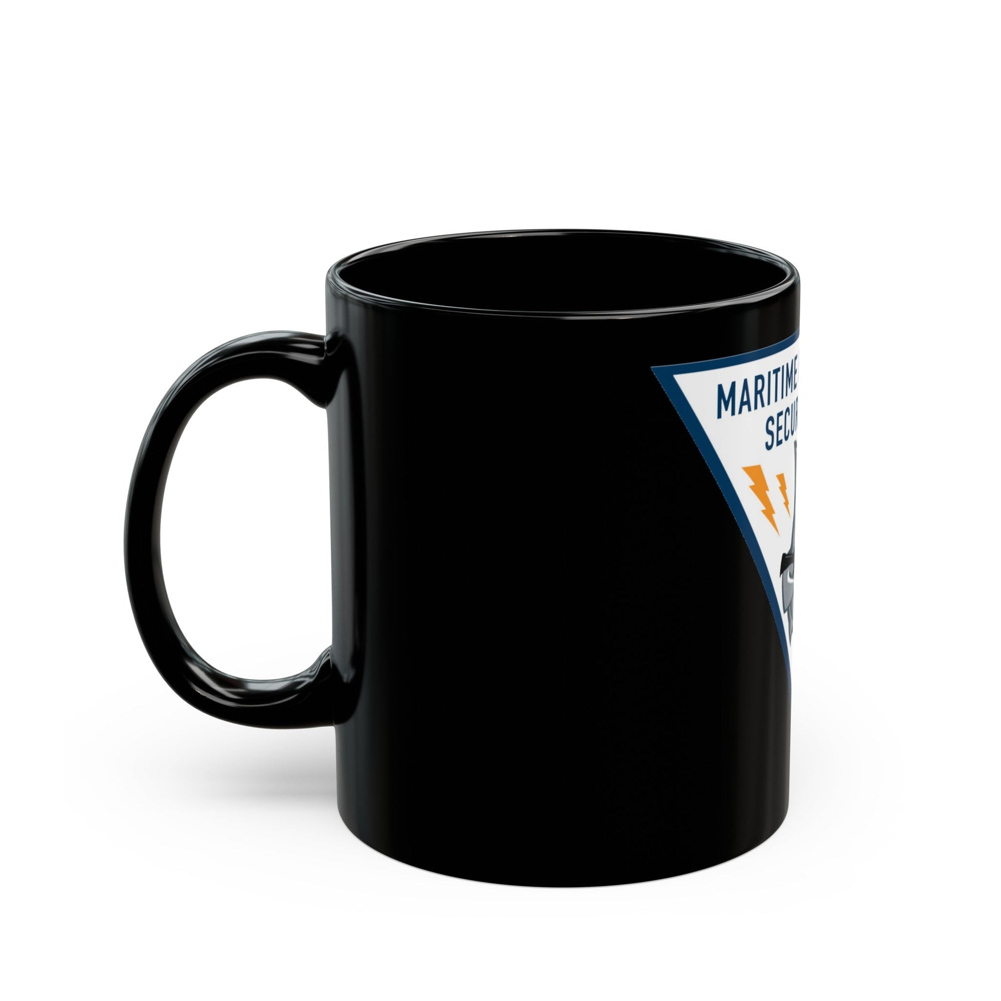 Maritime Expeditionary Security Force (U.S. Navy) Black Coffee Mug-The Sticker Space