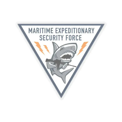 Maritime Expeditionary Security Force (U.S. Navy) STICKER Vinyl Kiss-Cut Decal 3 Inch Transparent - The Sticker Space
