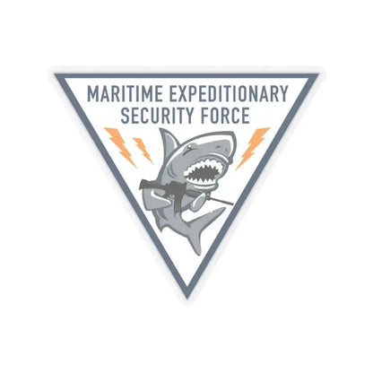 Maritime Expeditionary Security Force (U.S. Navy) STICKER Vinyl Kiss-Cut Decal 4 Inch Transparent - The Sticker Space