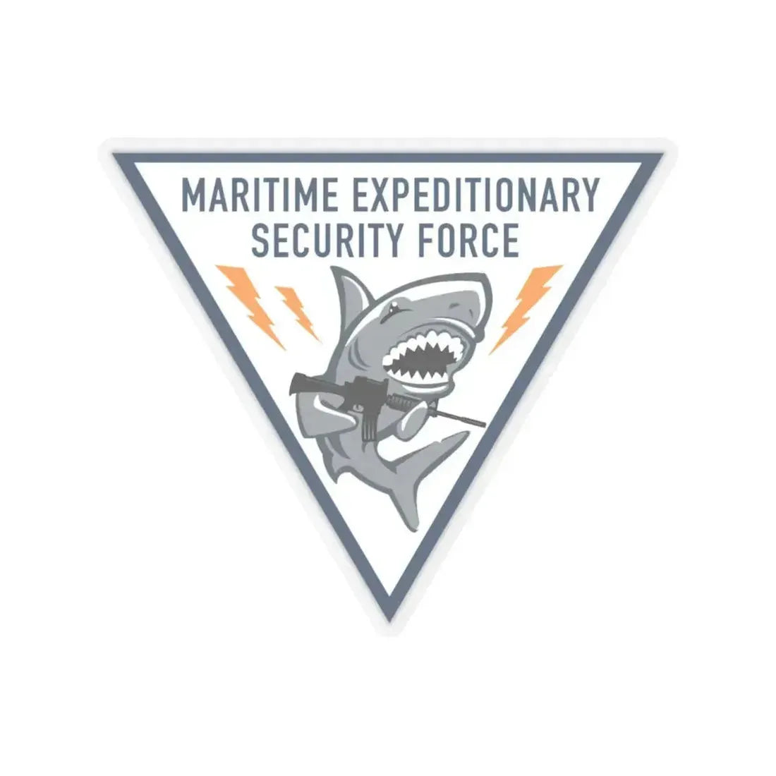 Maritime Expeditionary Security Force (U.S. Navy) STICKER Vinyl Kiss-Cut Decal 6 Inch Transparent - The Sticker Space