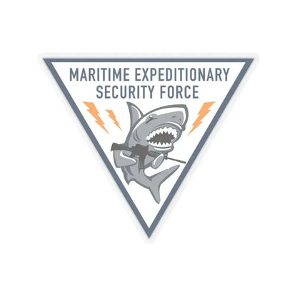 Maritime Expeditionary Security Force (U.S. Navy) STICKER Vinyl Kiss-Cut Decal 6 Inch Transparent - The Sticker Space