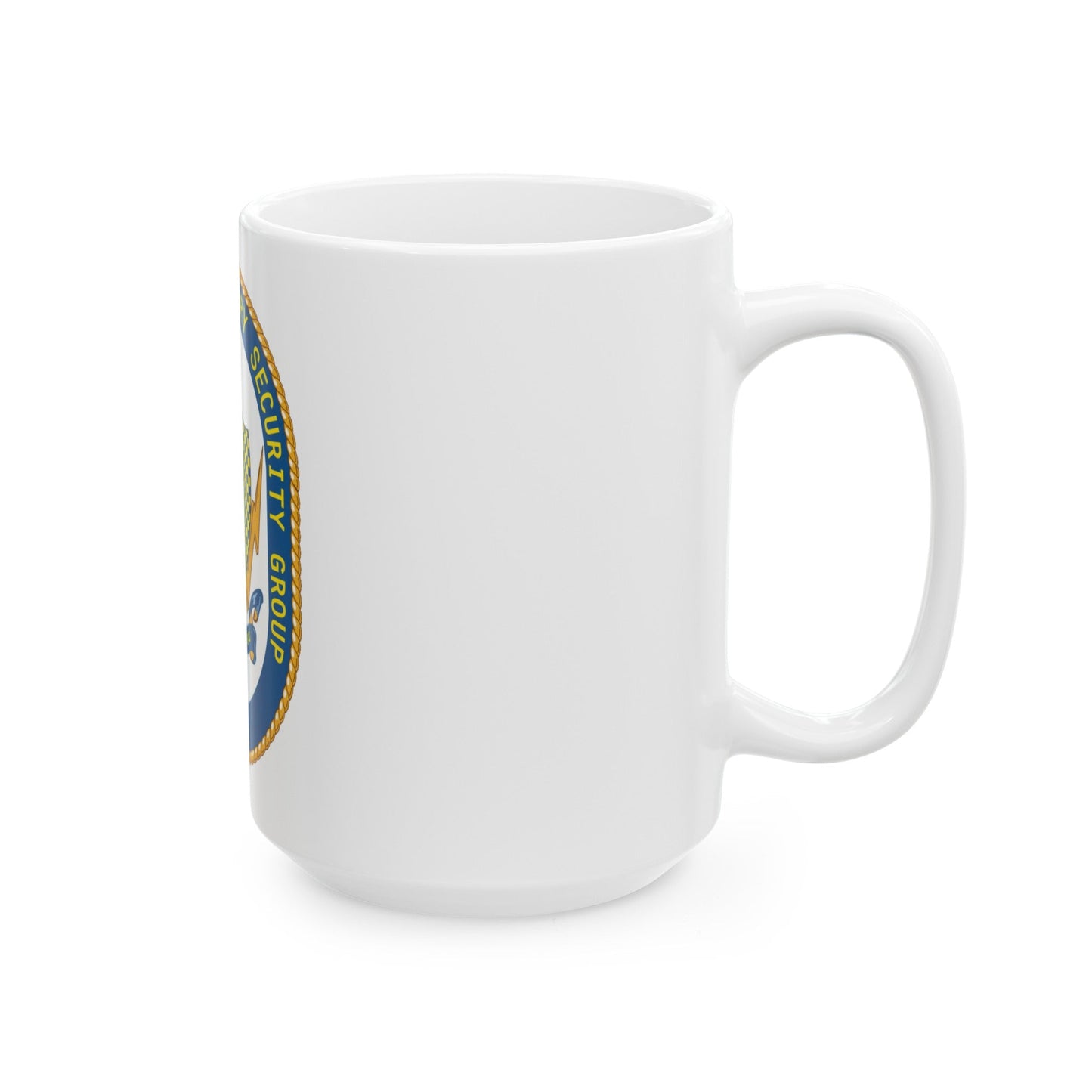 Maritime Expeditionary Security Group One (U.S. Navy) White Coffee Mug-The Sticker Space