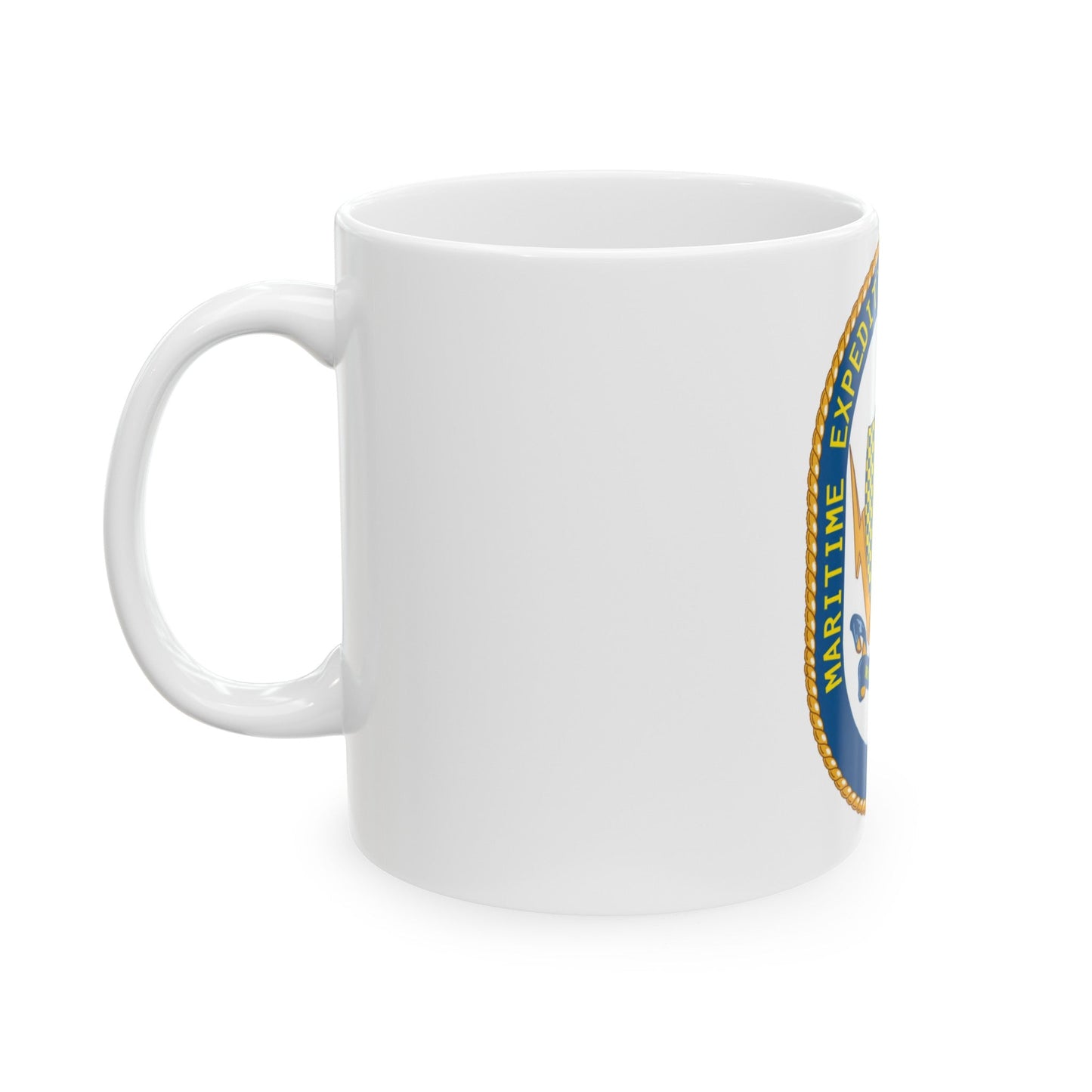 Maritime Expeditionary Security Group One (U.S. Navy) White Coffee Mug-The Sticker Space