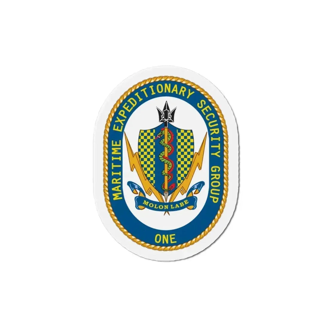 Maritime Expeditionary Security Group One (U.S. Navy) Refrigerator Magnet 3 Inch - The Sticker Space