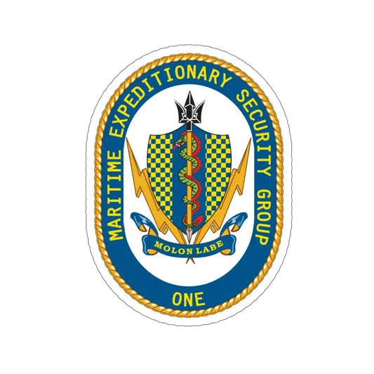Maritime Expeditionary Security Group One (U.S. Navy) STICKER Vinyl Die-Cut Decal 6 Inch - The Sticker Space