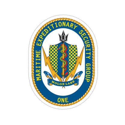 Maritime Expeditionary Security Group One (U.S. Navy) STICKER Vinyl Die-Cut Decal - The Sticker Space