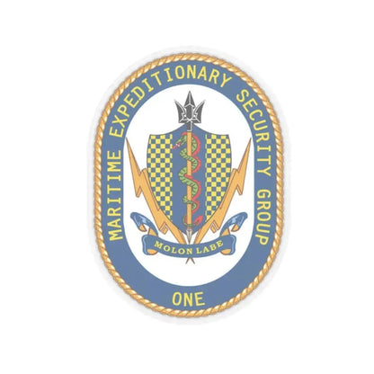 Maritime Expeditionary Security Group One (U.S. Navy) STICKER Vinyl Kiss-Cut Decal 2 Inch Transparent - The Sticker Space