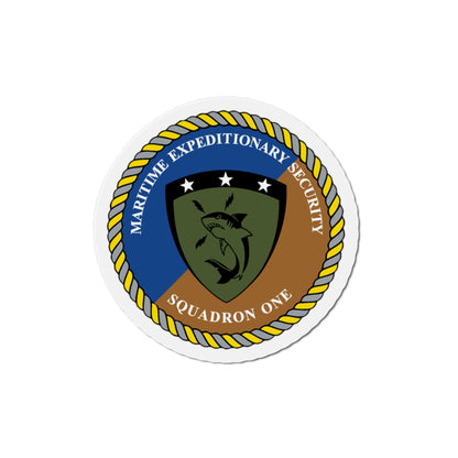 Maritime Expeditionary Security Sq One (U.S. Navy) Die-Cut Magnet-The Sticker Space