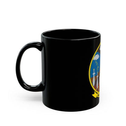 Maritime Operations Center C6F (U.S. Navy) Black Coffee Mug-The Sticker Space