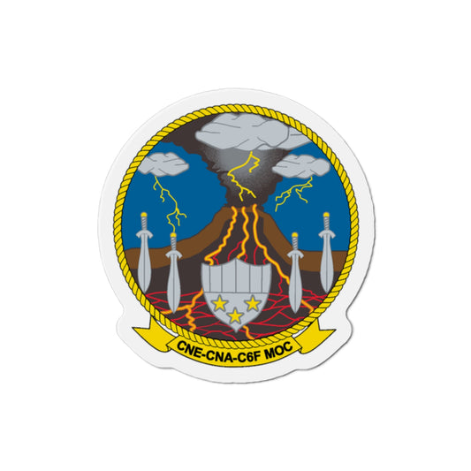 Maritime Operations Center C6F (U.S. Navy) Die-Cut Magnet-2" x 2"-The Sticker Space