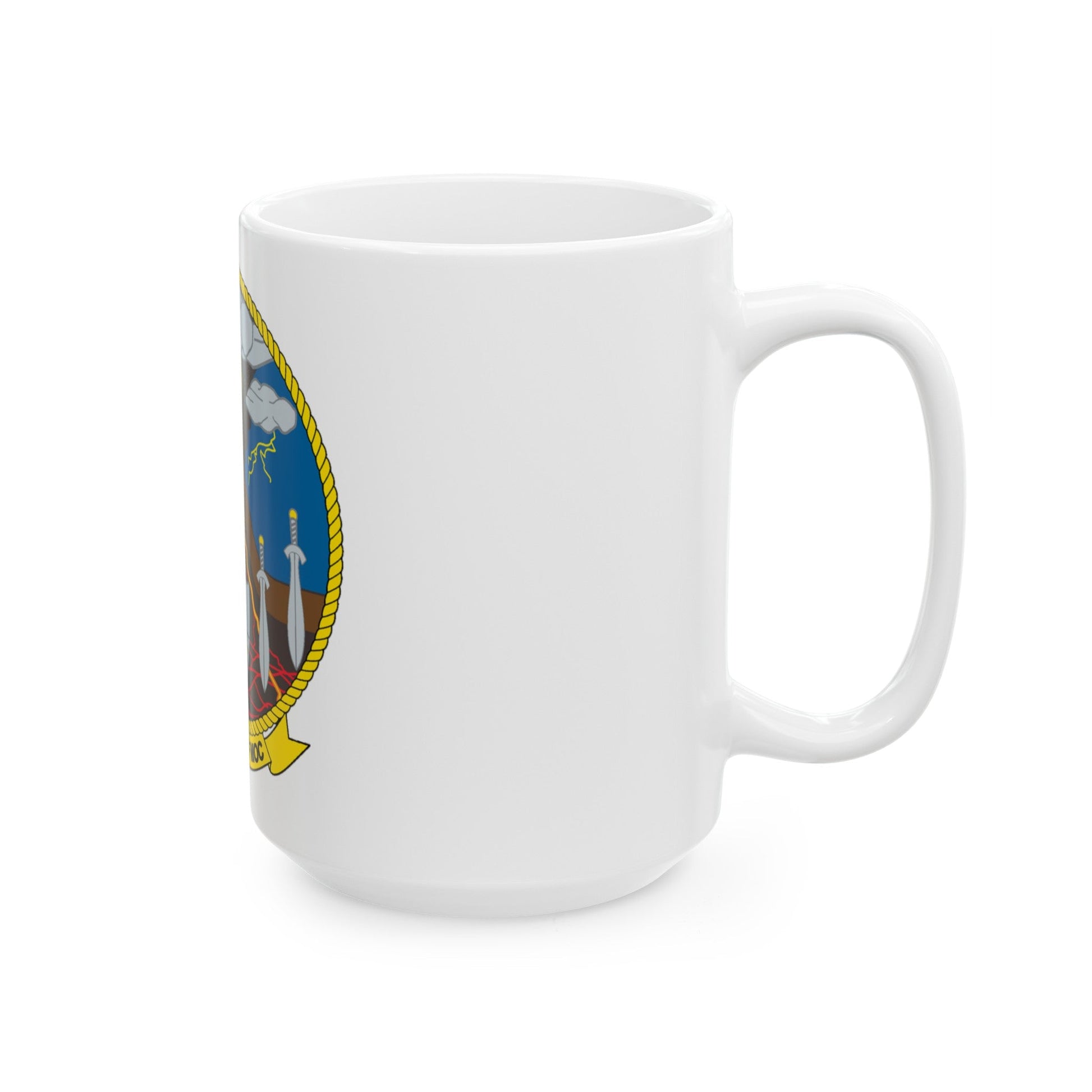 Maritime Operations Center C6F (U.S. Navy) White Coffee Mug-The Sticker Space