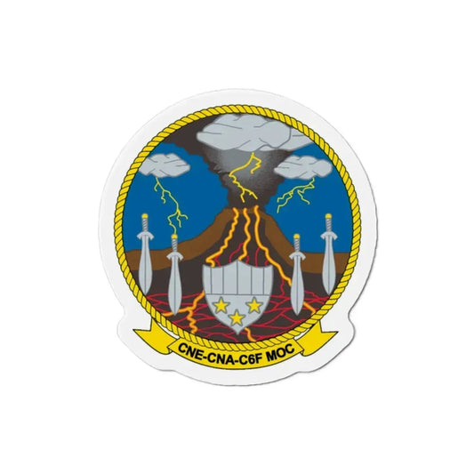 Maritime Operations Center C6F (U.S. Navy) Refrigerator Magnet 2 Inch - The Sticker Space