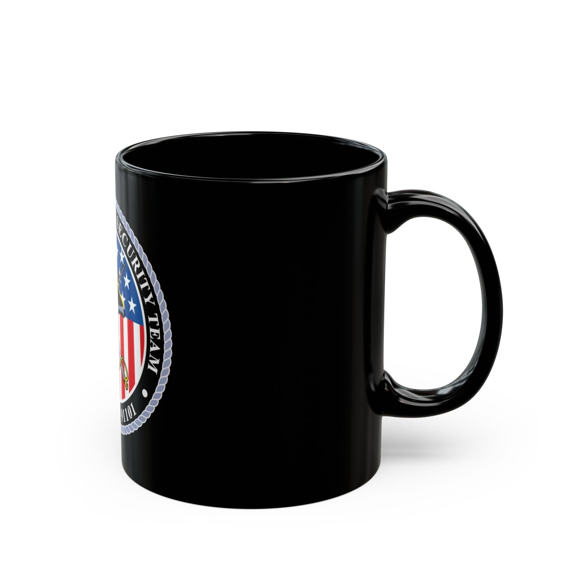 Maritime Safety & Security Team Seattle MSST (U.S. Coast Guard) Black Coffee Mug-The Sticker Space