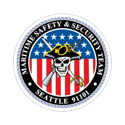 Maritime Safety & Security Team Seattle MSST (U.S. Coast Guard) STICKER Vinyl Die-Cut Decal - The Sticker Space