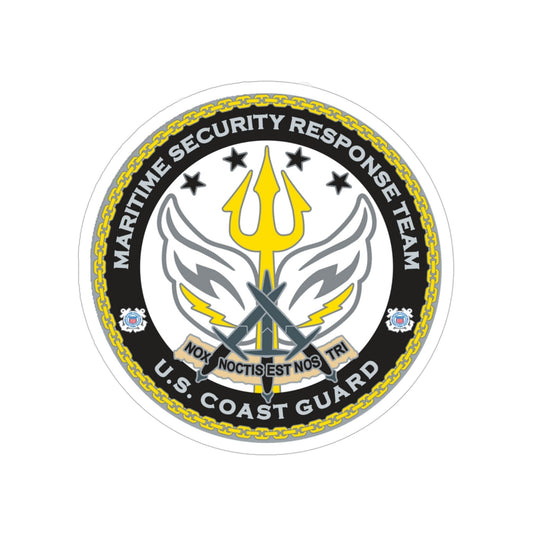 Maritime Security Response Team (U.S. Coast Guard) Transparent STICKER Die-Cut Vinyl Decal-6 Inch-The Sticker Space