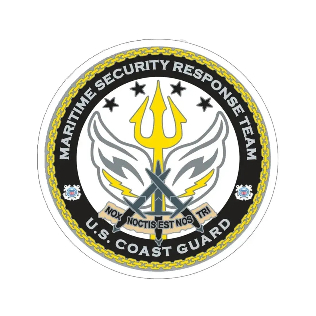 Maritime Security Response Team (U.S. Coast Guard) STICKER Vinyl Die-Cut Decal 4 Inch - The Sticker Space