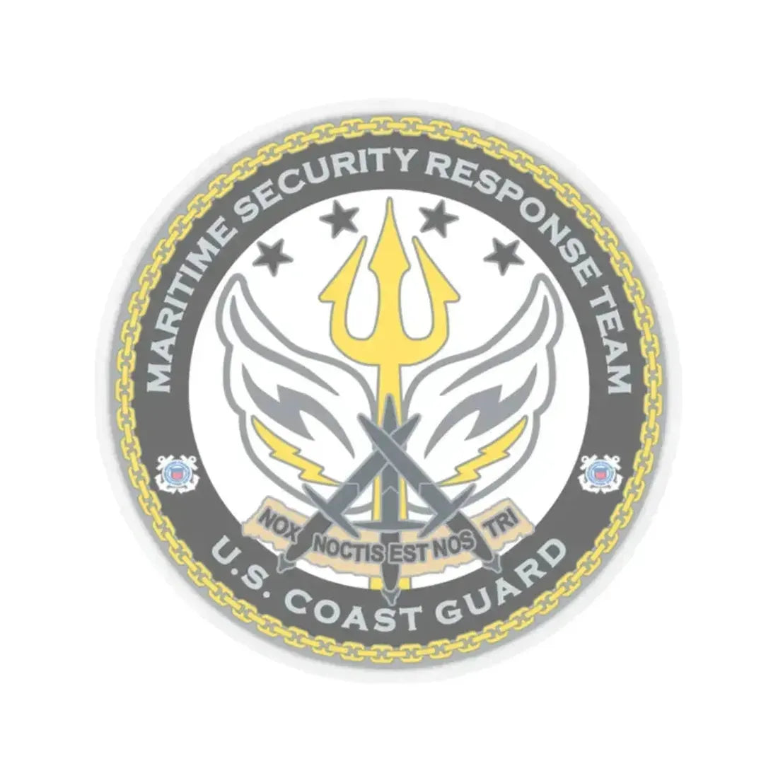 Maritime Security Response Team (U.S. Coast Guard) STICKER Vinyl Kiss-Cut Decal 2 Inch Transparent - The Sticker Space