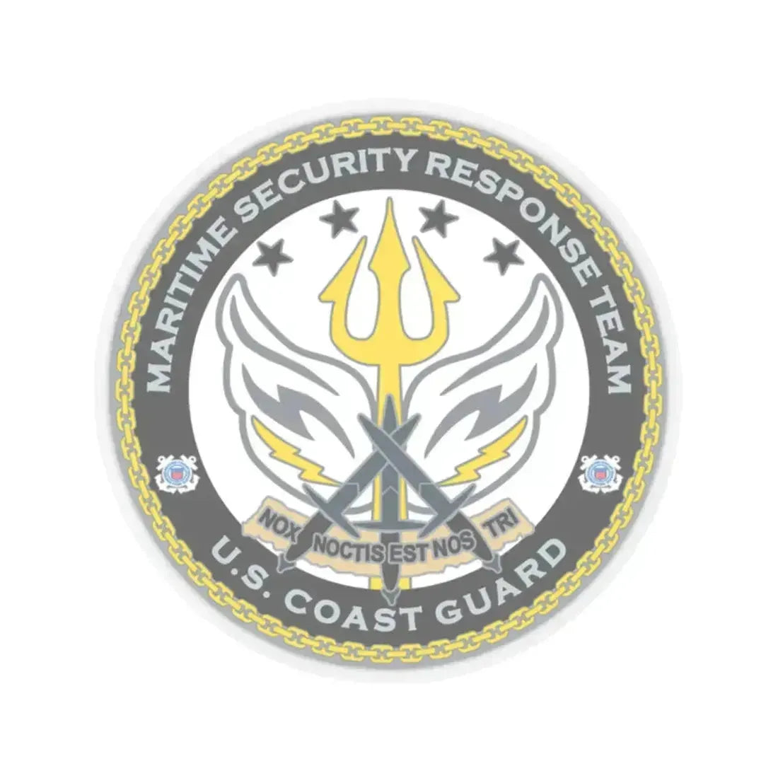 Maritime Security Response Team (U.S. Coast Guard) STICKER Vinyl Kiss-Cut Decal 2 Inch Transparent - The Sticker Space