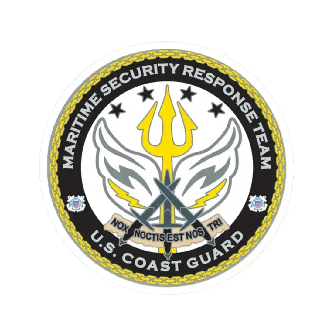 Maritime Security Response Team (U.S. Coast Guard) STICKER Vinyl Kiss-Cut Decal 2 Inch White - The Sticker Space