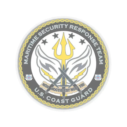 Maritime Security Response Team (U.S. Coast Guard) STICKER Vinyl Kiss-Cut Decal 3 Inch Transparent - The Sticker Space