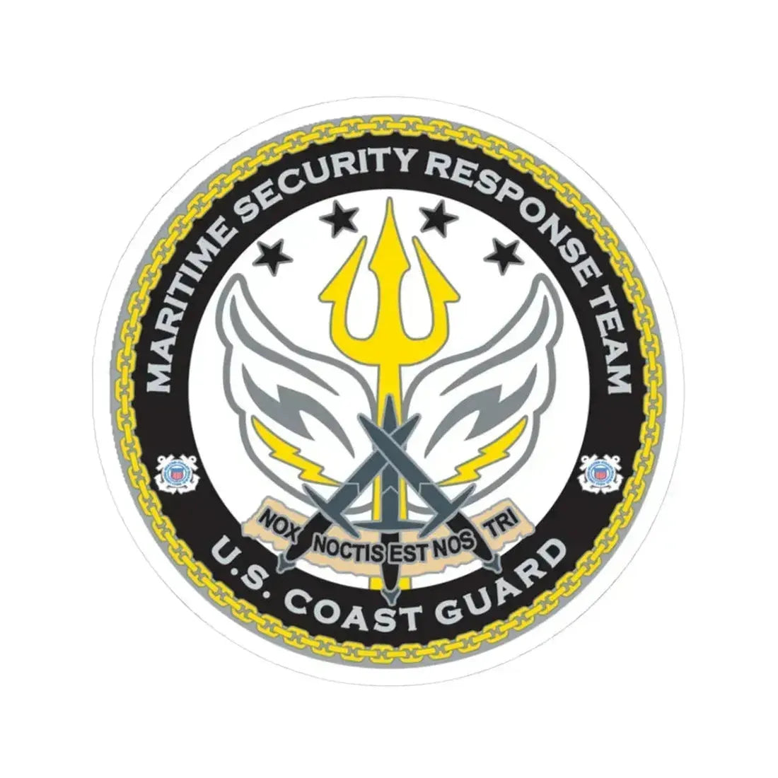 Maritime Security Response Team (U.S. Coast Guard) STICKER Vinyl Kiss-Cut Decal 3 Inch White - The Sticker Space