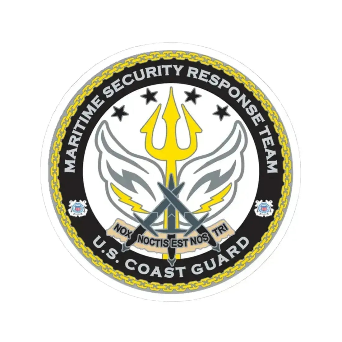 Maritime Security Response Team (U.S. Coast Guard) STICKER Vinyl Kiss-Cut Decal 3 Inch White - The Sticker Space