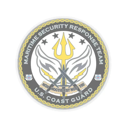 Maritime Security Response Team (U.S. Coast Guard) STICKER Vinyl Kiss-Cut Decal 4 Inch Transparent - The Sticker Space