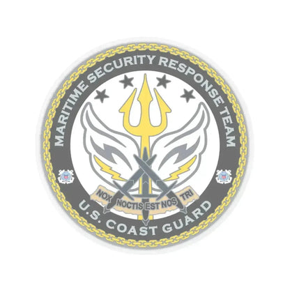 Maritime Security Response Team (U.S. Coast Guard) STICKER Vinyl Kiss-Cut Decal 4 Inch Transparent - The Sticker Space