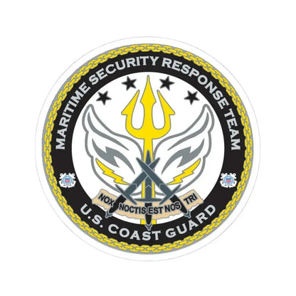 Maritime Security Response Team (U.S. Coast Guard) STICKER Vinyl Kiss-Cut Decal 4 Inch White - The Sticker Space